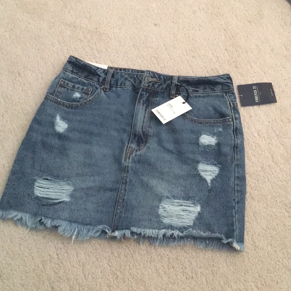 denim skirt - size 27